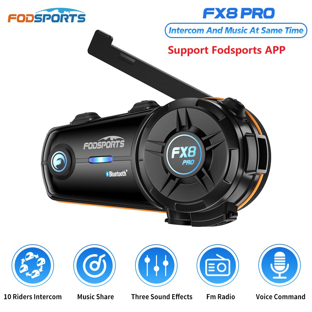 Full Face Motorcycle Helmet With Bluetooth - Fodsports FX8 Pro Mũ bảo hiểm