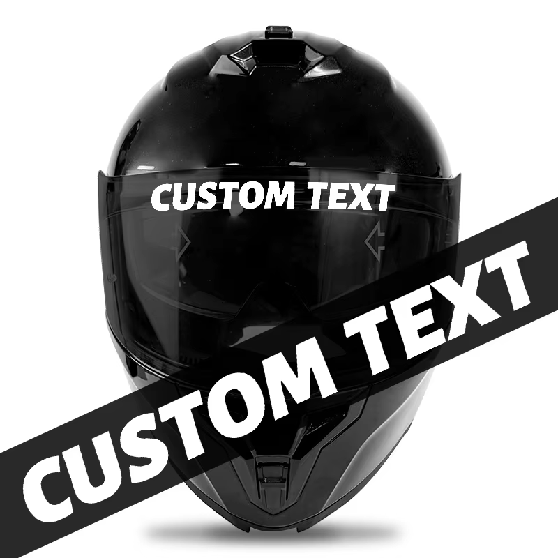 Motorcycle Helmets - 1PC Height2CM Custom Motorcycle Stickers Self-Adhesive
