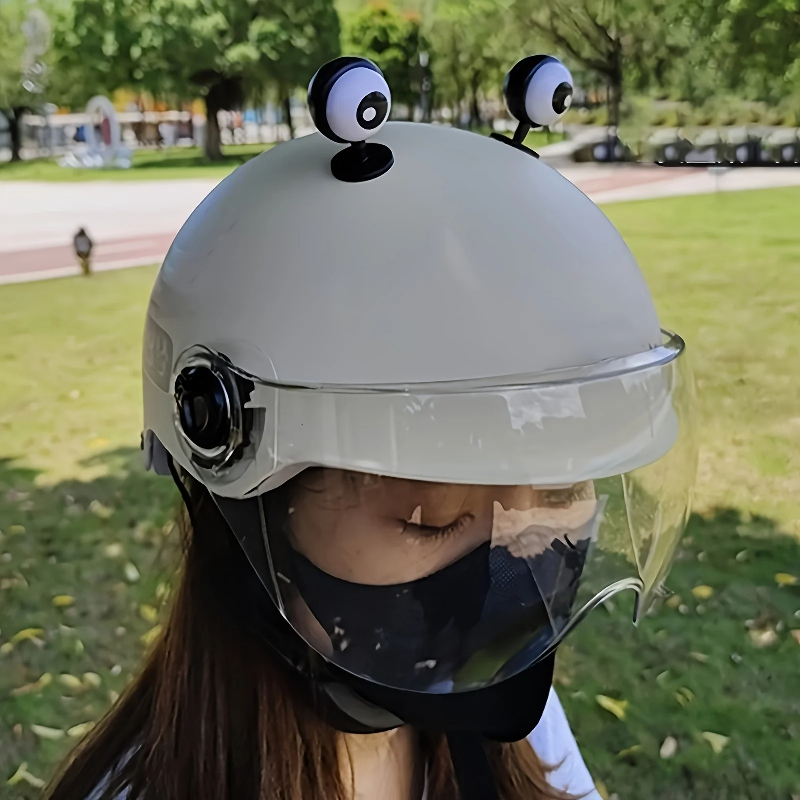 2Pcs Electric Bike Eye Decorat - đánh giá và giá Motorcycle Helmets