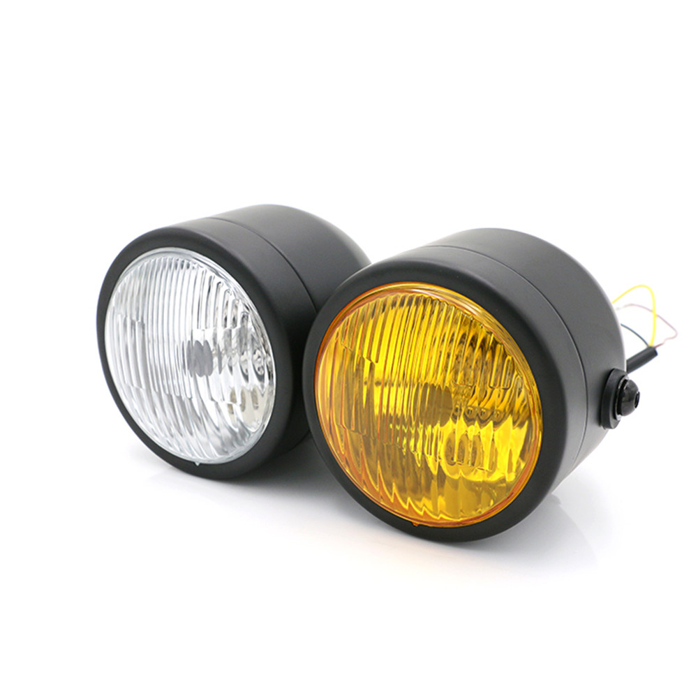 Universal H4 Twin Headlight Mo - đánh giá và giá Universal Motorcycle Led Headlight Projector